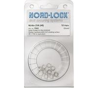 Nord-Lock - Discos de seguridad cuña de acero inoxidable A4 con diámetro exterior ampliado NL6spss para M6. d (mm): 6,5 - D (mm): 13,5 - T (mm): 2,2