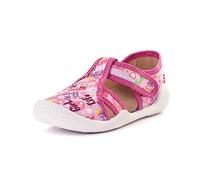 Nordan 410450 Zapatillas niño y zapatillas niña de tela suave - Zapatillas casa y exterior cómodas, antideslizantes y transpirables para bebés y niños.(rosa 5499, 23)
