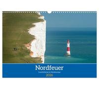 Nordfeuer (calendario de pared 2026 DIN A3 horizontal), CALVENDO calendario mensual: faros de Gran Bretaña, Noruega y Dinamarca (lugares CALVENDO)