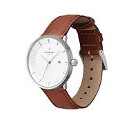 Nordgreen Reloj de diseño escandinavo - analógico de Cuarzo, Plata/Oro, Correas Intercambiables de Cuero/Malla, Elegante Reloj de Pulsera, Unisex, Resistente al Agua, Moderno, Modelo Philosopher