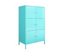 Nordic - Armario de almacenamiento de metal para oficina y hogar, muebles multifuncionales minimalistas, elegantes para ahorrar espacio y soluciones de almacenamiento eficientes
