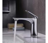 Nordic Black Copper countertop Basin Toilet Black Gold washbasin Wash Basin Basin Hot and Cold Water Faucet, Low Silver
