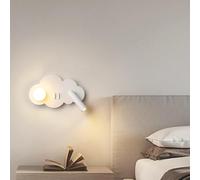 Nordic Clouds Wall Lamp Warm light Bedside Sconce Eye Protection Modern Childrens Room Living Sofa Background Lighting Simple Creative Fixture