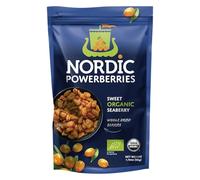 Nordic Dried Seaberry Organic | 100% Natural & Organic Sea Buckthorn Berries | Rich in Antioxidants & Omega Fatty Acids, 50 g