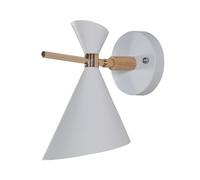 Nordic E26/E27 Base Wall Lamps Simple Dome Shade Farmhouse Sconces Industrial Metal Light for Restaurant Balcony Entrance