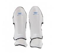 Nordic Fighter Shin Guards Instep Tipo 1 Inmovilizador De Pierna Blanco Cuero Large