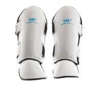 Nordic Fighter Shin Guards Instep Tipo 2 Inmovilizador De Pierna Cuero Blanco Large