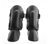 Nordic Fighter Shin Guards Instep Tipo 2 Inmovilizador De Pierna Cuero Negro Medio