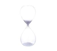 Nordic Glass Droplet Hourglass Temporizador, 5/15/30/60 Minutos Reloj de Arena Estética para Living Room Shelf Desk Decor, Creative Home Ornamentent(Rosa, 15 min 6,5 x 16,5 cm)