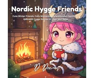 Nordic Hygge Friends: Cute Winter Friends, Cozy Moments & Scandinavian Comfort - Adorable Hygge Scenes to Color and Relax