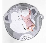 Nordic Ideas Alfombra Gatear Bebe Animales Zorro Alfombra Redonda Habitación Decoración Infantil Tapete De Juego Manta De Bebé con Relleno