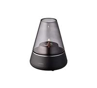 Nordic Light Pro Negro - Lámpara y Altavoz Bluetooth en un Solo para luz Natural y transmisión de música - Soporte para Velas de té/lámpara de Aceite para Rellenar, hasta 10 Horas de música