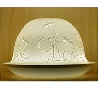 Nordic Light Shade | Plantilla, Soporte para Velas de té | Idea de Regalo de Encaje | Accesorios para Velas, patrón Blanco, Talla única