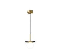 Nordic Marble Pendant Light, Frosted Glass Shade, Copper Single Head Chandelier for Kitchen Island, Contemporary Suspended Lamp Fixture(White,18cm)(White,18cm)(White,18cm)(Black,18cm)