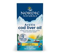 nordic naturals - aceite de hígado de bacalao ártico 750mg - 90 cápsulas blandas