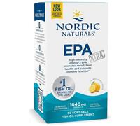 Nordic Naturals - Aceite de Pescado EPA Xtra, 1640 mg con Sabor a Limón - 60 cápsulas blandas