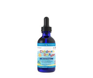 Nordic Naturals - Aceite de Pescado Extra DHA para Niños, 880 mg, Sabor a Frutas del Bosque - 60 ml