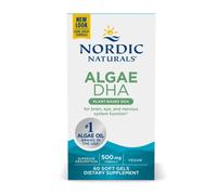 nordic naturals - algae dha 500mg - 60 cápsulas blandas