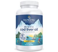 Nordic Naturals Aceite de Hígado de Bacalao Ártico, Limón - 180 Cápsulas blandas