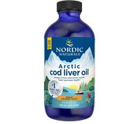 Nordic Naturals Arctic Cod Liver Oil, (aceite de hígado de bacalao), 1.060 mg de omega-3, naranja