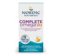 nordic naturals - complete omega-d3 - 120 cápsulas blandas