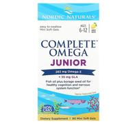 Nordic Naturals Complete Omega Junior, Limón - 90 Cápsulas blandas