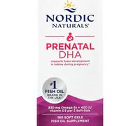 Nordic Naturals Fórmula prenatal DHA sin sabor - 180 cápsulas blandas