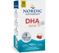 Nordic Naturals, DHA Xtra, 1660mg Omega-3, Fresa, 60 Cápsulas Blandas