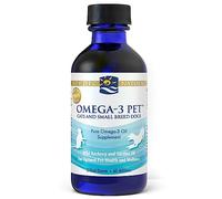 Nordic Naturals Omega-3 Pet, Aceite de Pescado Omega 3 con DHA y EPA para Perros y Gatos - Aceite de anchoa y sardina Silvestres para Gatos y Razas pequeñas de Perro, 60 ml, sin Soja, sin Gluten