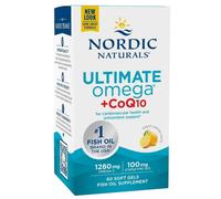 Nordic Naturals Ultimate Omega + CoQ10, Limón - 120 cápsulas