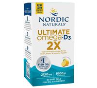 Nordic Naturals Ultimate Omega-D3 2X, Limón - 60 cápsulas
