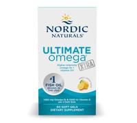 nordic naturals - ultimate omega xtra 1480 mg con vitamina d3 - 60 cápsulas blandas
