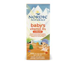 Nordic Naturals - Vitamina D3 para bebés 400UI - 22.5ml