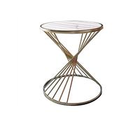 Nordic Net Red Creative Round Small Coffee Table Simple Marble Sofa Side Bedside Table Light Corner