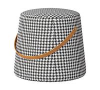 Nordic Ottoman Small Stool, Portabl Sofa Foot Shoe Changing Stool for Living Room and Bedroom Living Room Fabric