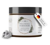 Nordic Pure Crema de plata coloidal • 100 g de crema de plata natural con agua de plata, 100 ppm, calidad premium de Alemania