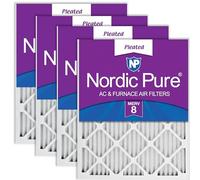 Nordic Pure Filtros de aire plisados MERV 8 de 10 x 20 x 1 (9 1/2 x 19 1/2 x 3/4) paquete de 4