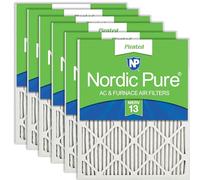 Nordic Pure MERV 13 - Filtro plisado de aire para horno (6 unidades)