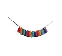 Nordic Rainbow Tassel Wall Hanging Party for Banner Tent Bed Mat Baby Shower Bunting Ornament Kids Room Decor m0355