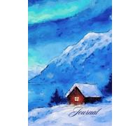 Nordic Reflections: Wanderlust Watercolor Collection | 120 Lined Writing Page Journal Inspired by the Nordic Fjords Beneath the Dancing Aurora Borealis