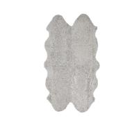 Nordic Sheep Alfombra de piel de oveja real de 4 x 6 pies, alfombras de piel de oveja para sala de estar y sofá, alfombras grandes para mesita de noche para dormitorio, transpirables y reguladoras del