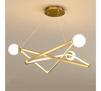Nordic Sputnik Chandelier, Creative Irregular Shape Decorative Lighting Fixture, 41W-6000K White LED Pendant Light, For Dining Room Living Room Bedroom Bar Counter
