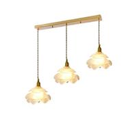 Nordic Style Wall Light Wall Lighting Fixtures Vintage Milk Glass Rose Flower Chandelier Mid Century Ceiling Hanging Lamp Nordic Long Cluster Pendant Light for Dining Room Kitchen Islan