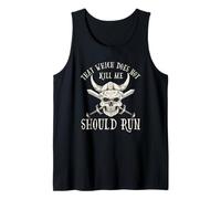 Nordic Viking: That Which Does Not Kill Me Should Run Camiseta sin Mangas