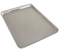 Nordic Ware 43100 Naturals - Bandeja de aluminio para hornear con conductividad térmica superior, fabricado en los Estados Unidos, color plateado