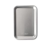 Nordic Ware 47400 Naturals Baker's - Bandeja de aluminio para hornear y recalentar comidas pequeñas, color plateado