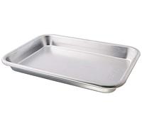 Nordic Ware 47400 Naturals Baker's - Bandeja de aluminio para hornear y recalentar comidas pequeñas, color plateado