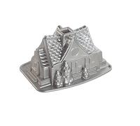 NordicWare 83948 Pastel Diseño de moldes de Pan de Jengibre Casa Dúo de Aluminio Fundido