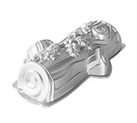 Nordic Ware 86448 Diseño de moldes Tronco de Navidad Pastel de Aluminio Fundido