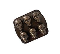 Nordic Ware Haunted Skull Cakelet Pan, Bronze by Nordic Ware
